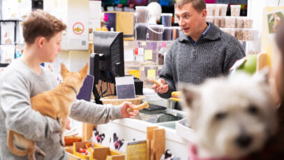 balconistas de pet shops