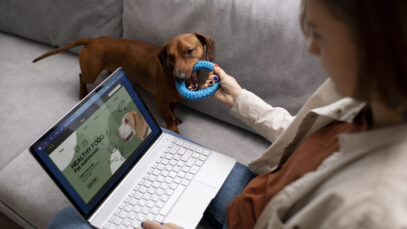 Tráfego online de produtos pet