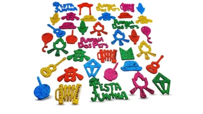 adesivos de festa junina, Funny Dogs