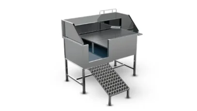 Banheira profissional para banho e tosa